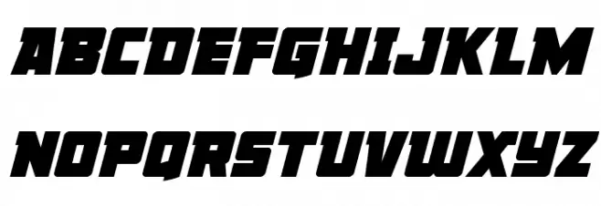Liberty Legion Italic Schriftart Groß