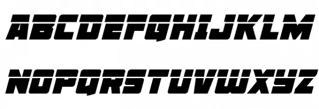 Liberty Legion Laser Italic Шрифта ВЕРХНИЙ