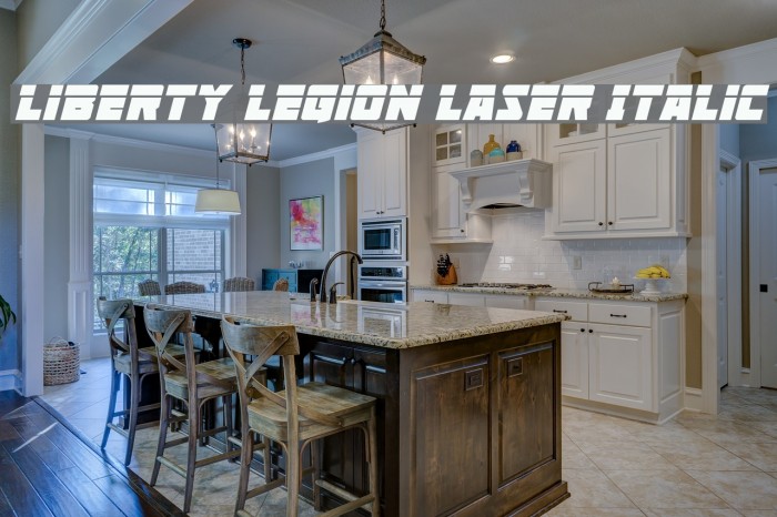 Liberty Legion Laser Italic Font examples