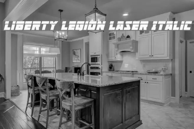 Liberty Legion Laser Italic Example 2