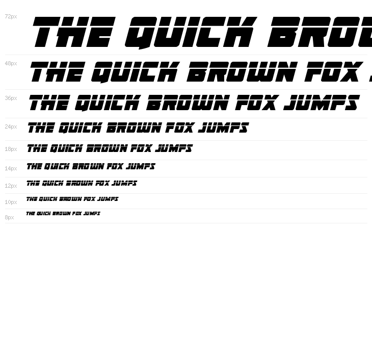 Liberty Legion Laser Italic Waterfall