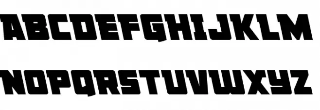 Liberty Legion Leftalic Polices MAJUSCULES