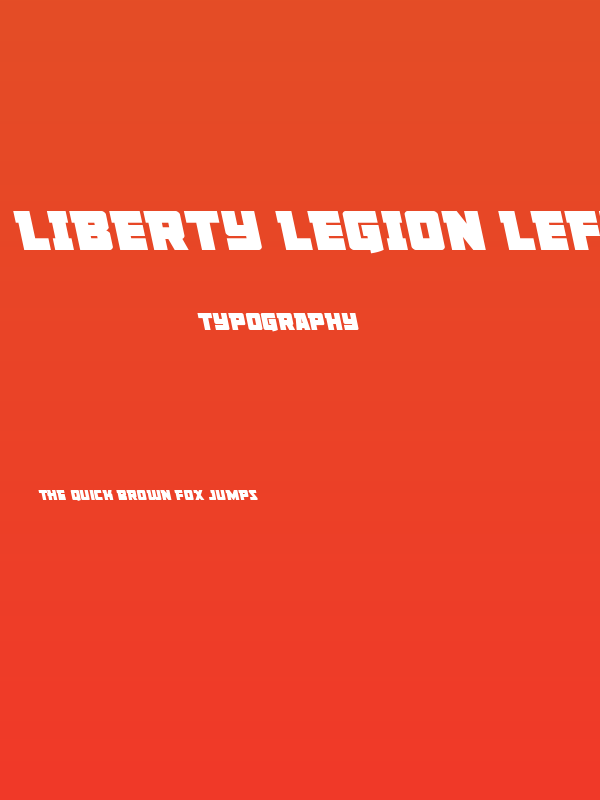 Liberty Legion Leftalic Poster