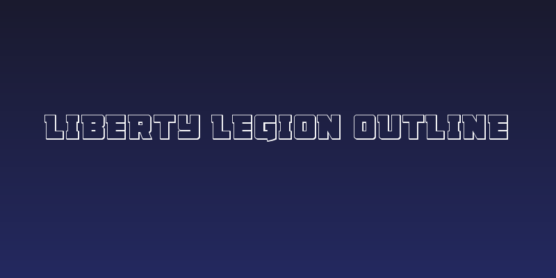 Liberty Legion Outline Social Header