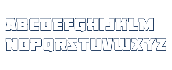 Liberty Legion Outline Lowercase