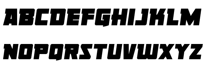 Liberty Legion Semi-Italic Font LOWERCASE