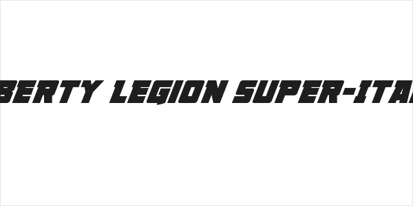 Liberty Legion Super-Italic Logo