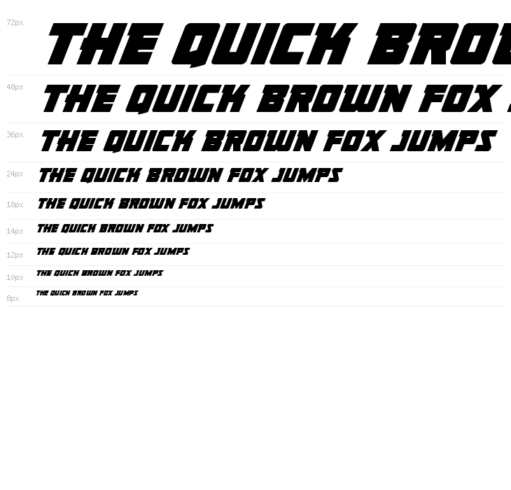 Liberty Legion Super-Italic Waterfall