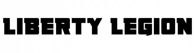 Liberty Legion  フリーフォントのダウンロード