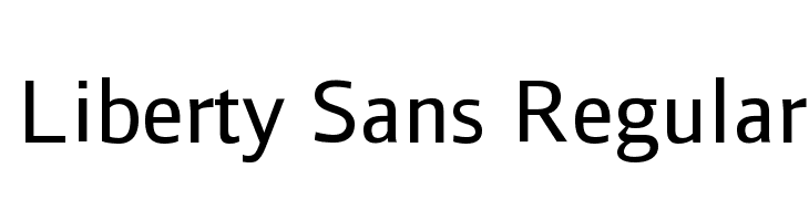 Liberty Sans Regular Font