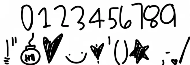 LibertySails Font OTHER CHARS