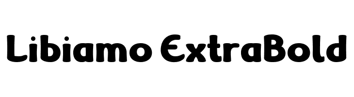 Libiamo ExtraBold  font caratteri gratis