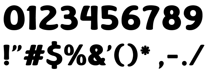 Libiamo ExtraBold Font OTHER CHARS