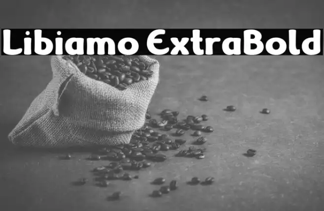 Libiamo ExtraBold Example 1