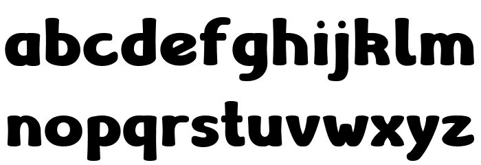 Libiamo ExtraBold Font LOWERCASE