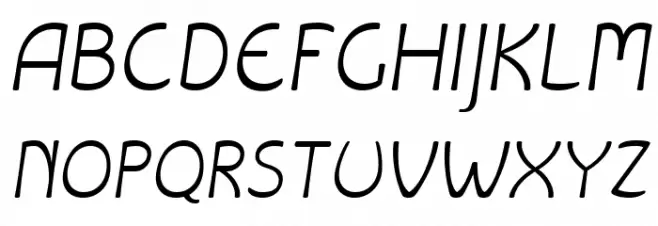 Libiamo ExtraLight Italic Шрифта ВЕРХНИЙ