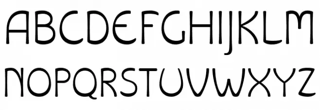 Libiamo ExtraLight フォント 大文字
