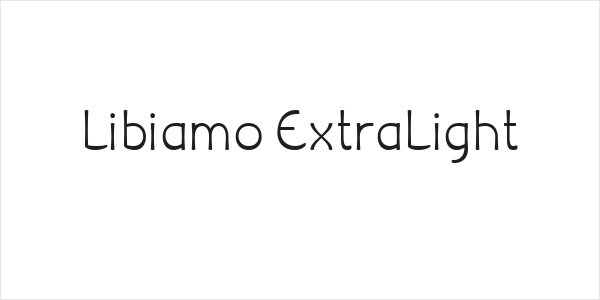 Libiamo ExtraLight Logo