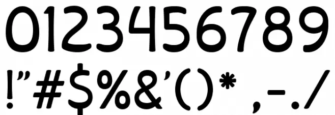 Libiamo Regular Font OTHER CHARS