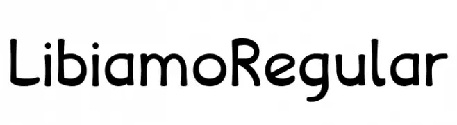 Libiamo Regular  Frei Schriftart Herunterladen