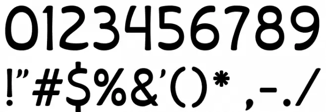 Libiamo Regular Font OTHER CHARS