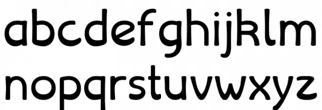 Libiamo Regular Font LOWERCASE