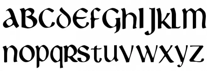 Libra 字体 大写