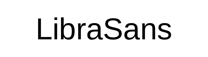 LibraSans  Fuentes Gratis Descargar