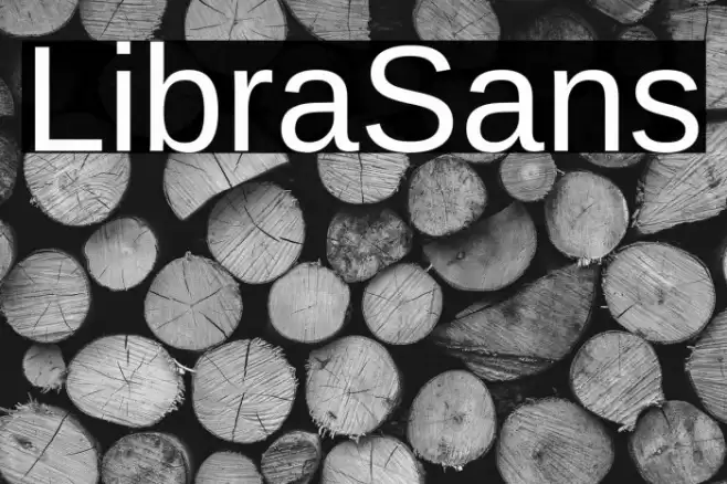 LibraSans Font examples