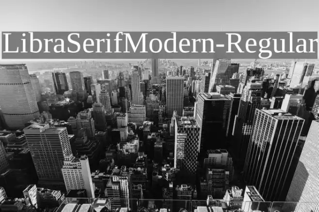 LibraSerifModern-Regular Example 2