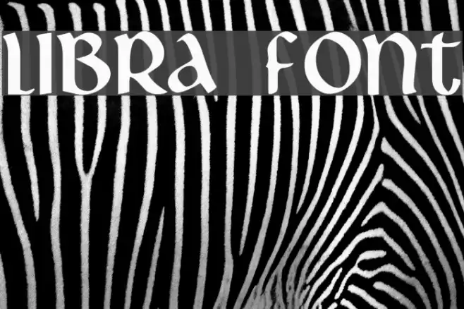 Libra Font examples