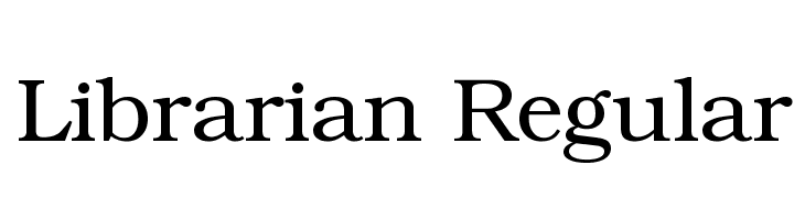 Librarian Regular Font
