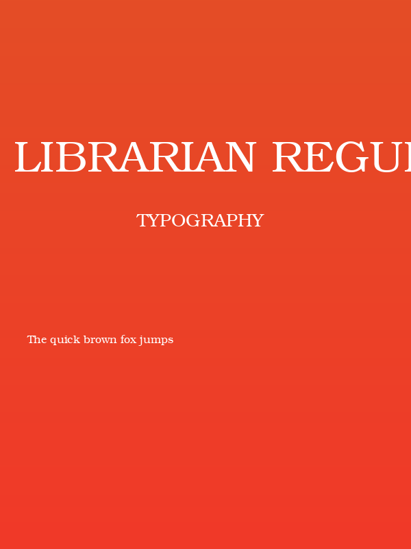 Librarian Regular Poster