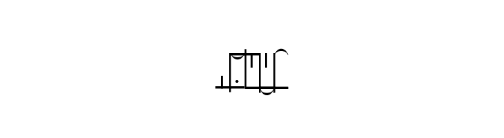 Library フォント