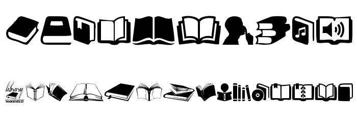 Library Font OTHER CHARS