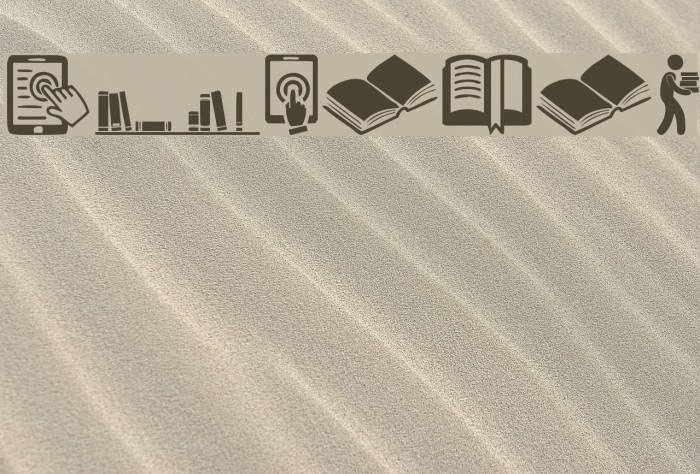 Library Font examples