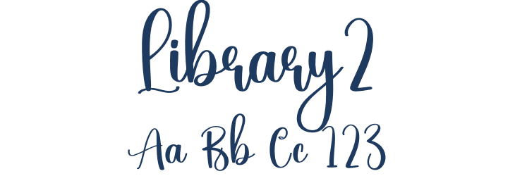 Library2 Font Preview