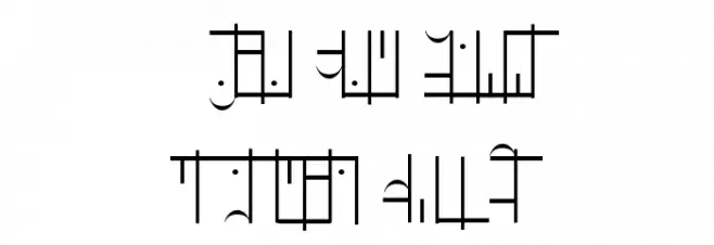 Library フォント 大文字