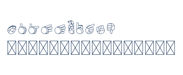 Libras-nilo Clean Other Characters