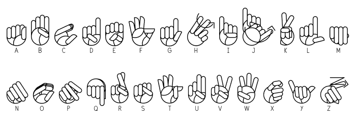 Libras-nilo Font LOWERCASE