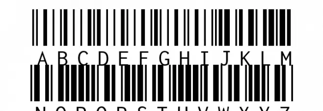 Libre Barcode 128 Text Regular Fuentes MAYÚSCULAS