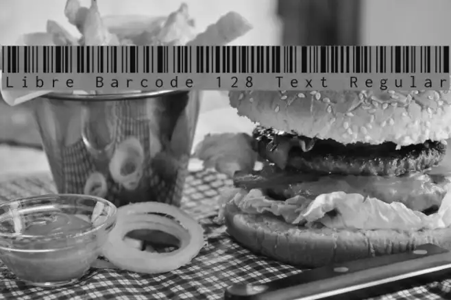 Libre Barcode 128 Text Regular Example 2