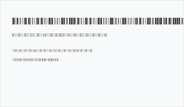 Libre Barcode 39 Extended Regular Business Card