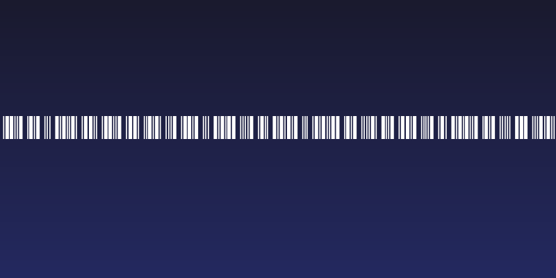 Libre Barcode 39 Extended Regular Social Header
