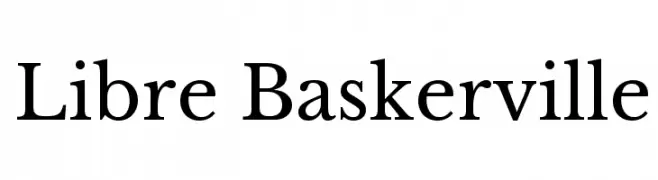 Libre Baskerville  Fuentes Gratis Descargar