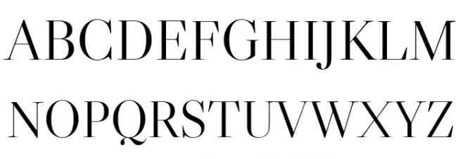 Libre Caslon Display Regular Font UPPERCASE