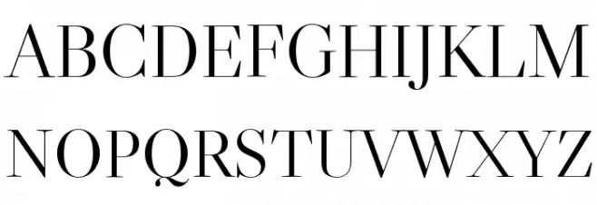 Libre Caslon Display Caratteri MAIUSCOLE