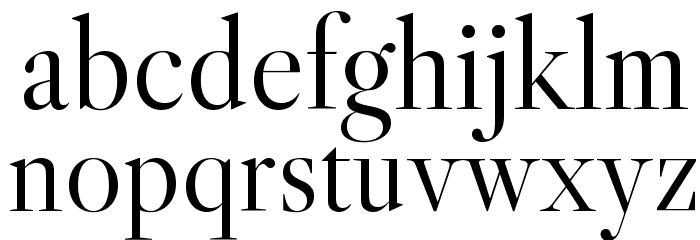 Libre Caslon Display Font LOWERCASE