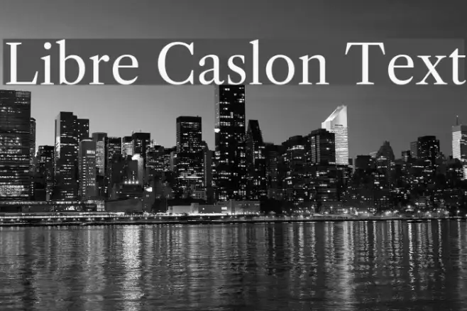 Libre Caslon Text Example 3