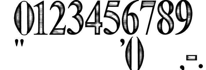 Libre Expression Font OTHER CHARS